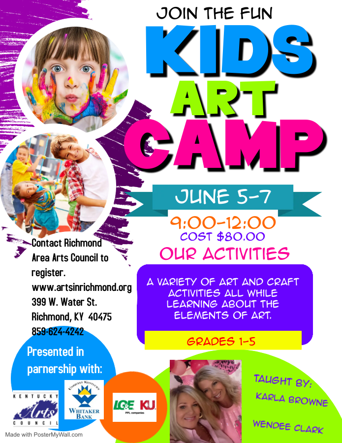 Richmond Area Arts Council Kids Art Camp